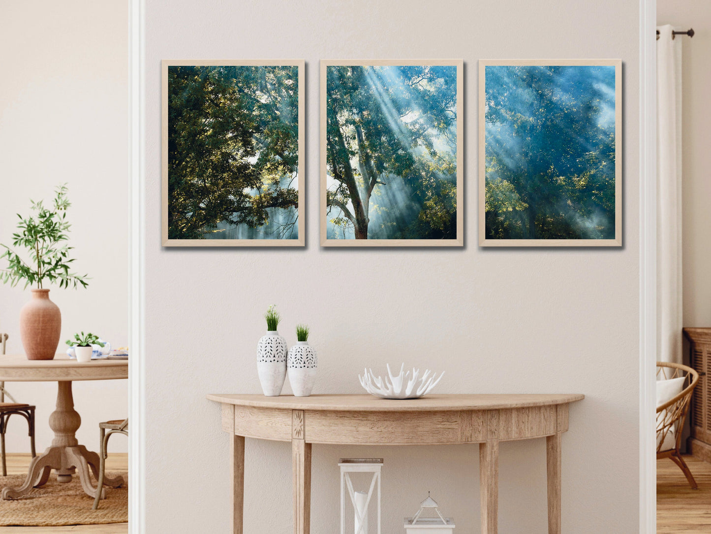 Wald-See-Meer-Bach-Triptychon-Fotografie (Bundle)