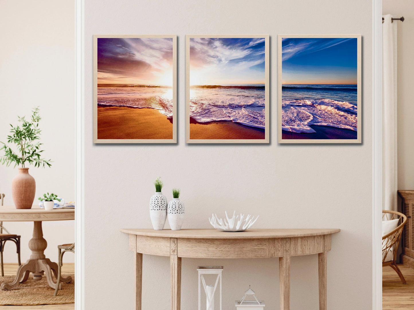 Berge-See-Meer-Triptychon-Fotografie (Bundle)