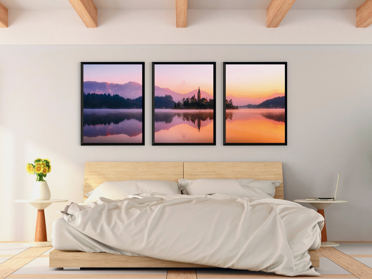 Wald-See-Meer-Bach-Triptychon-Fotografie (Bundle)