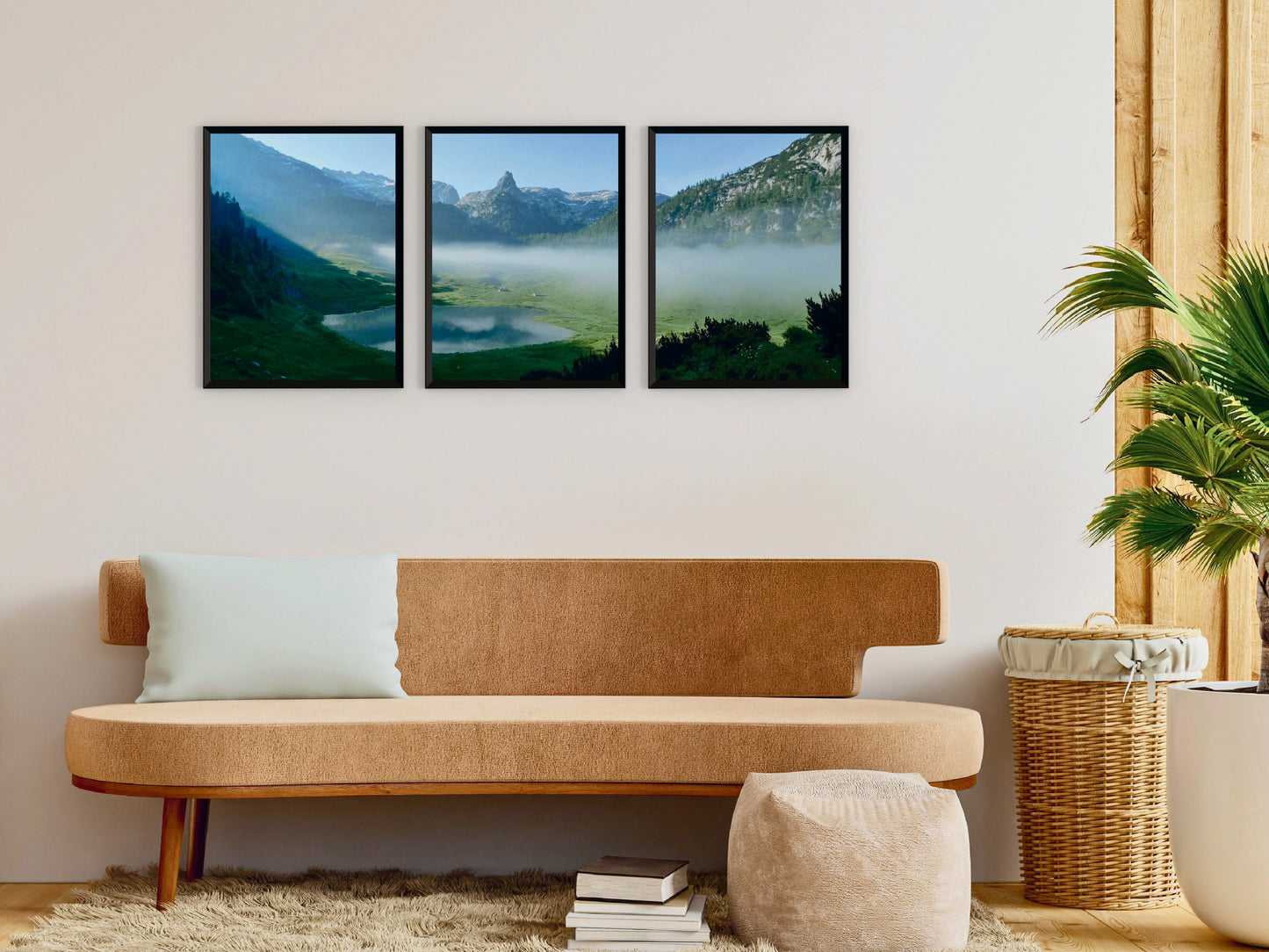 Berge-See-Meer-Triptychon-Fotografie (Bundle)