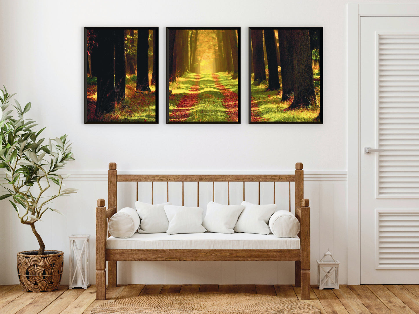 Wald-See-Meer-Bach-Triptychon-Fotografie (Bundle)