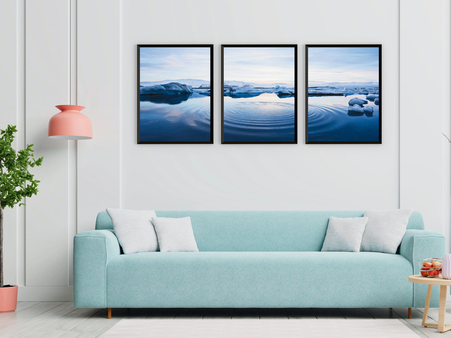 Wald-See-Meer-Bach-Triptychon-Fotografie (Bundle)