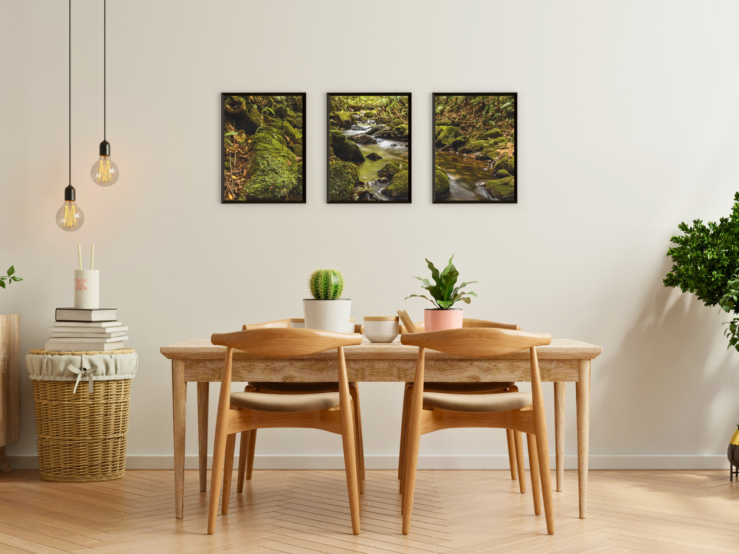Wald-See-Meer-Bach-Triptychon-Fotografie (Bundle)