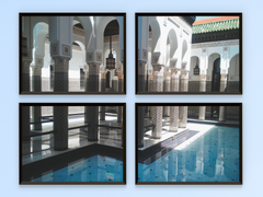 marokkanisches Hammam-Split-Fotografie