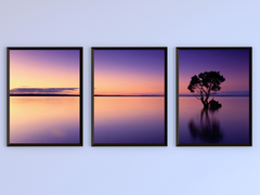 Tree in the Lake-Triptych-Photography