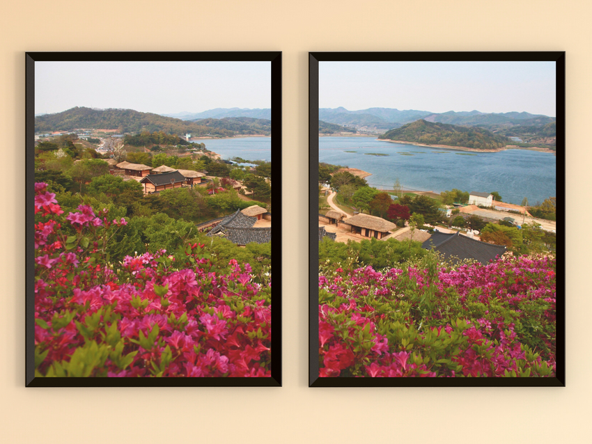 Landscape at the Lake-Split-Photography