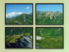 Green Mountain Landscape-Split-Photography