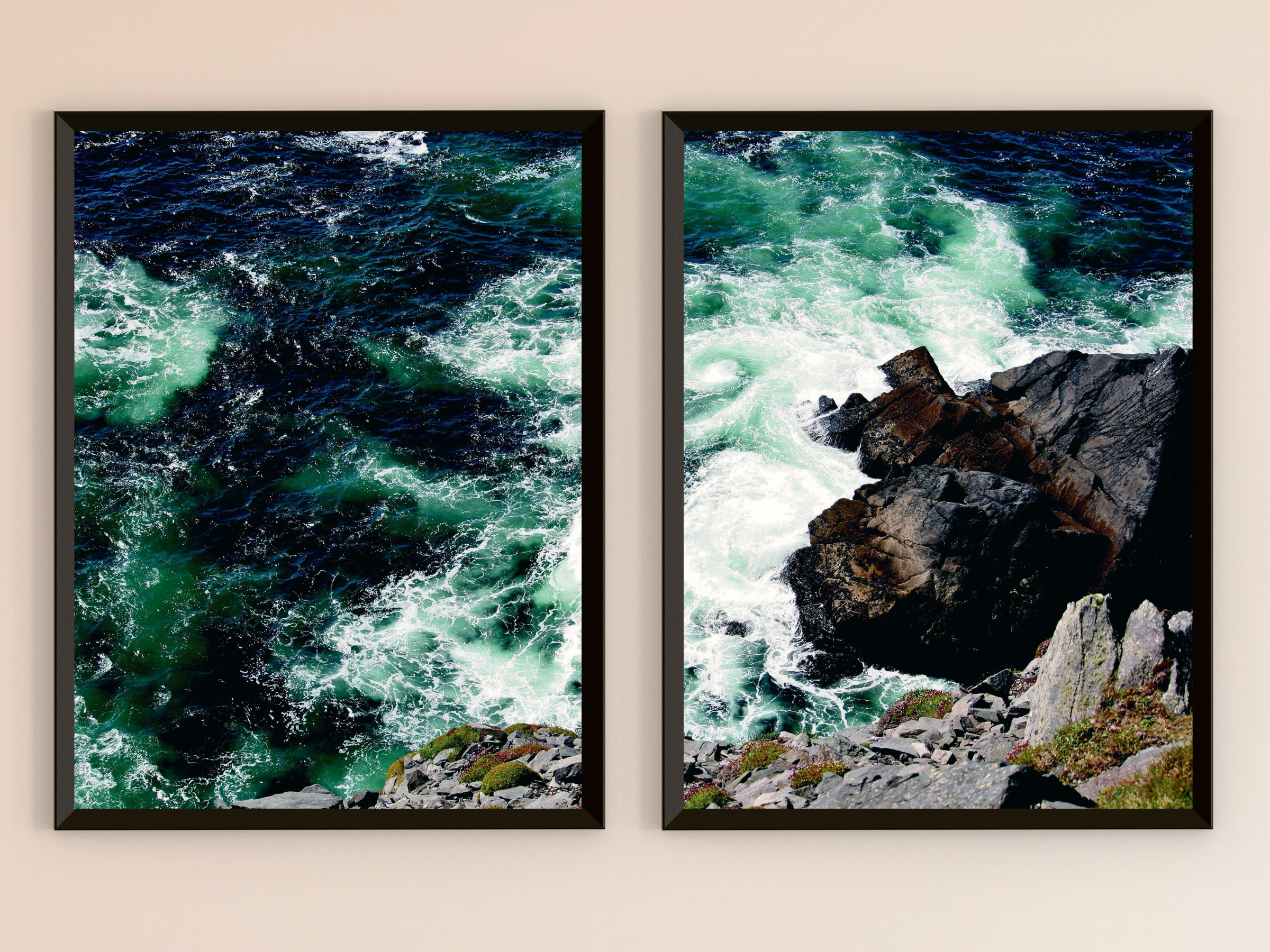 Photographie de falaise en bord de mer