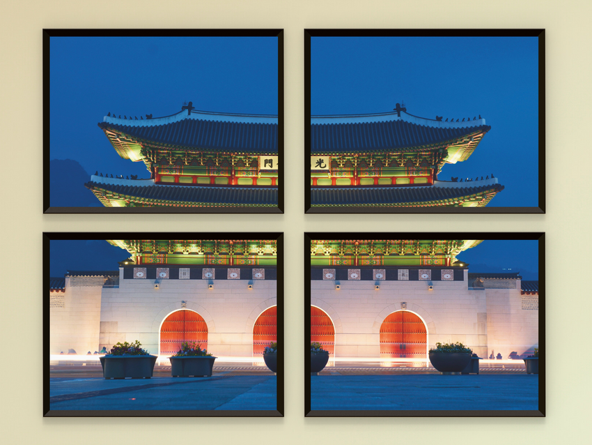 Palace of Radiant Bliss (Gyeongbokgung Palace)-Split-Photography
