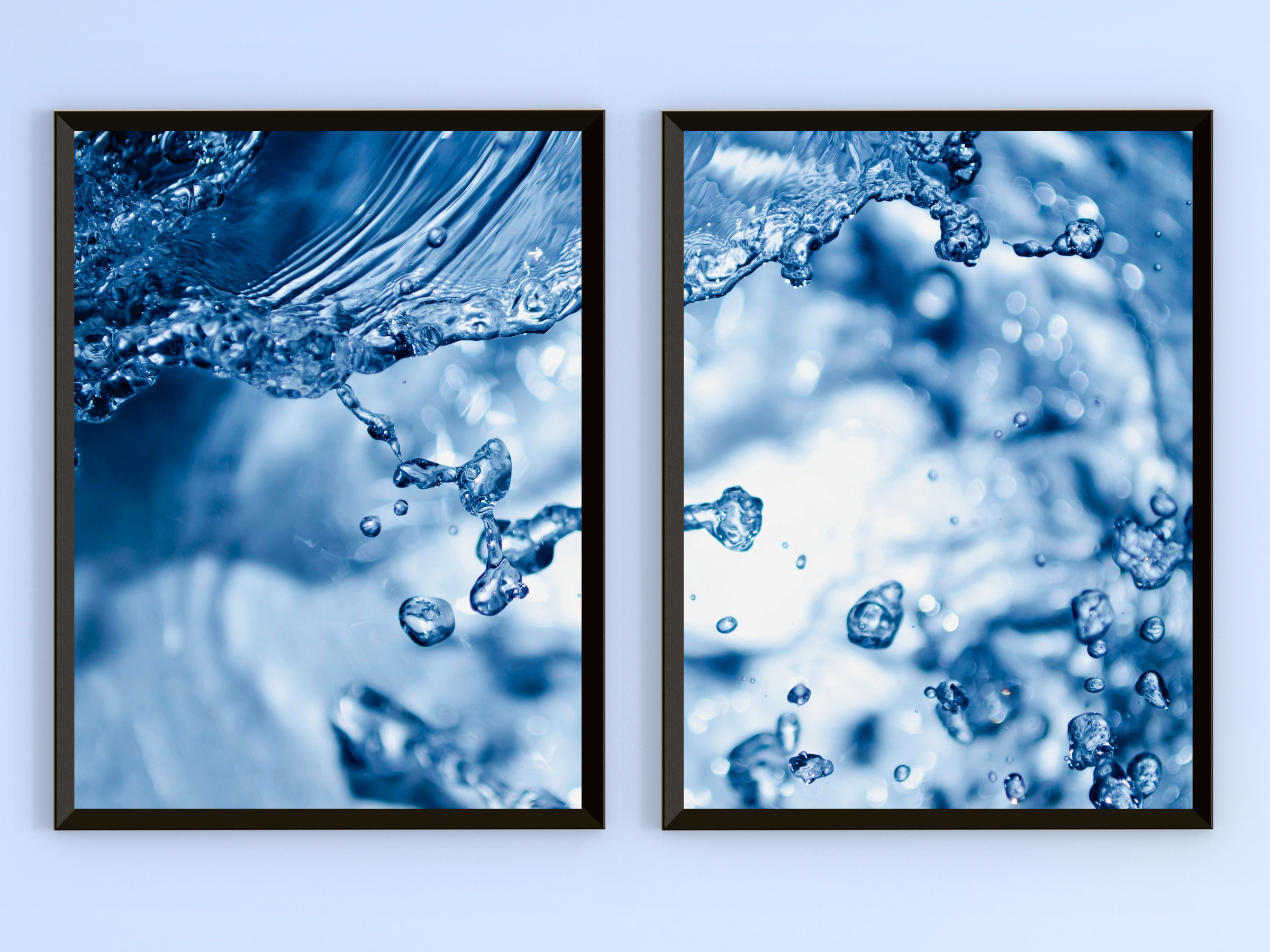 Bewegtes Wasser-Split-Fotografie