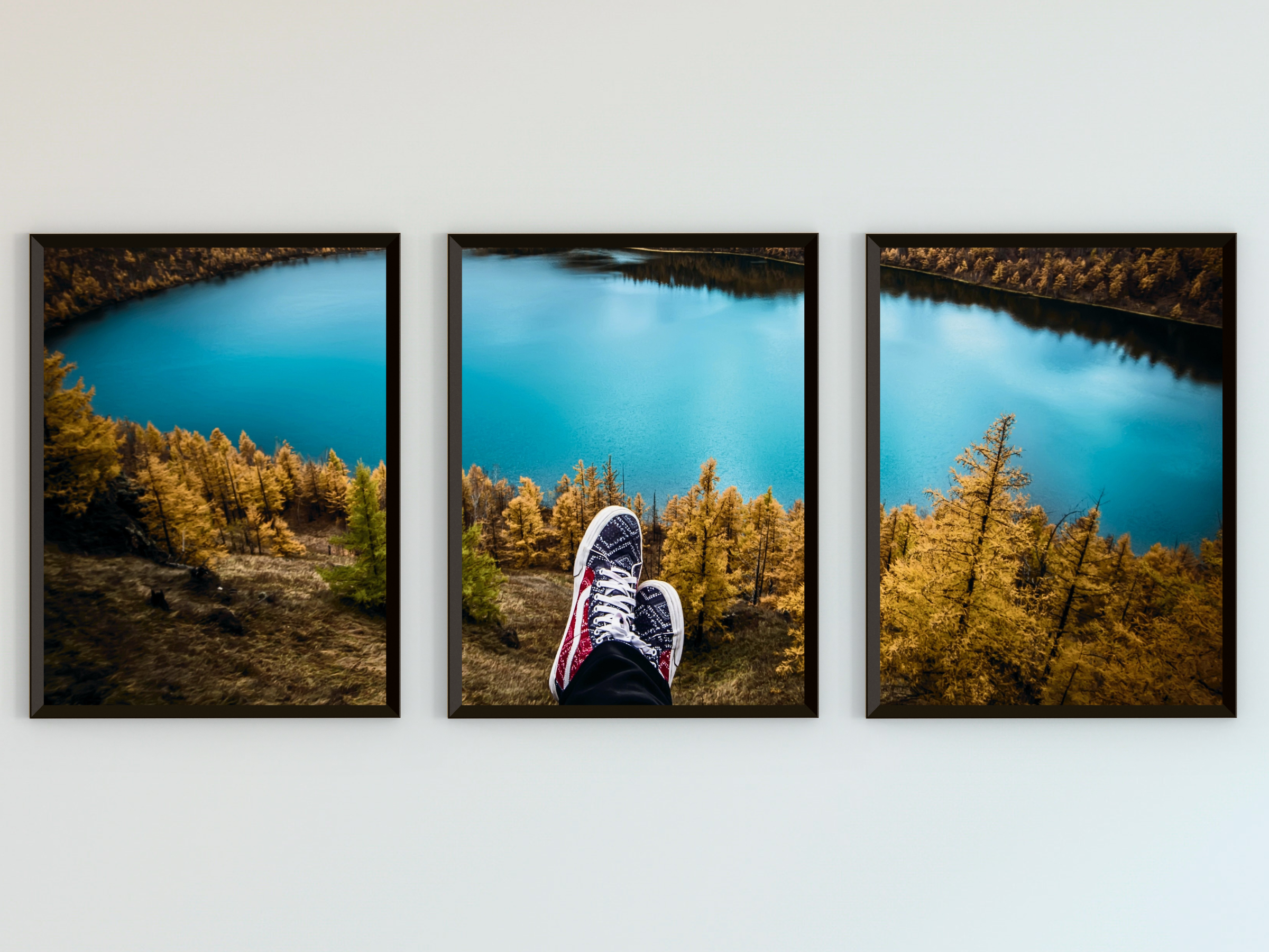 Fernblick-Triptychon-Fotografie