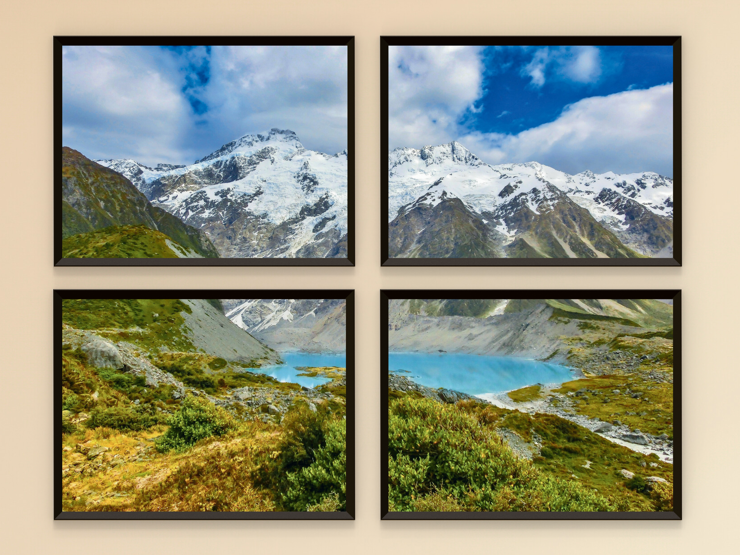 Neige en montagne - photographie partagée