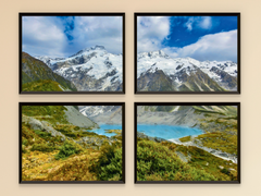 Snow on the Mountains-Split-Photography