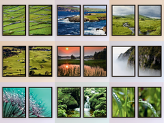Wiesen und Küste-Split-Fotografie (Bundle)