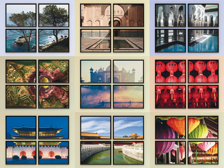 Landscape-Asian Culture-Split-Photography (Bundle)
