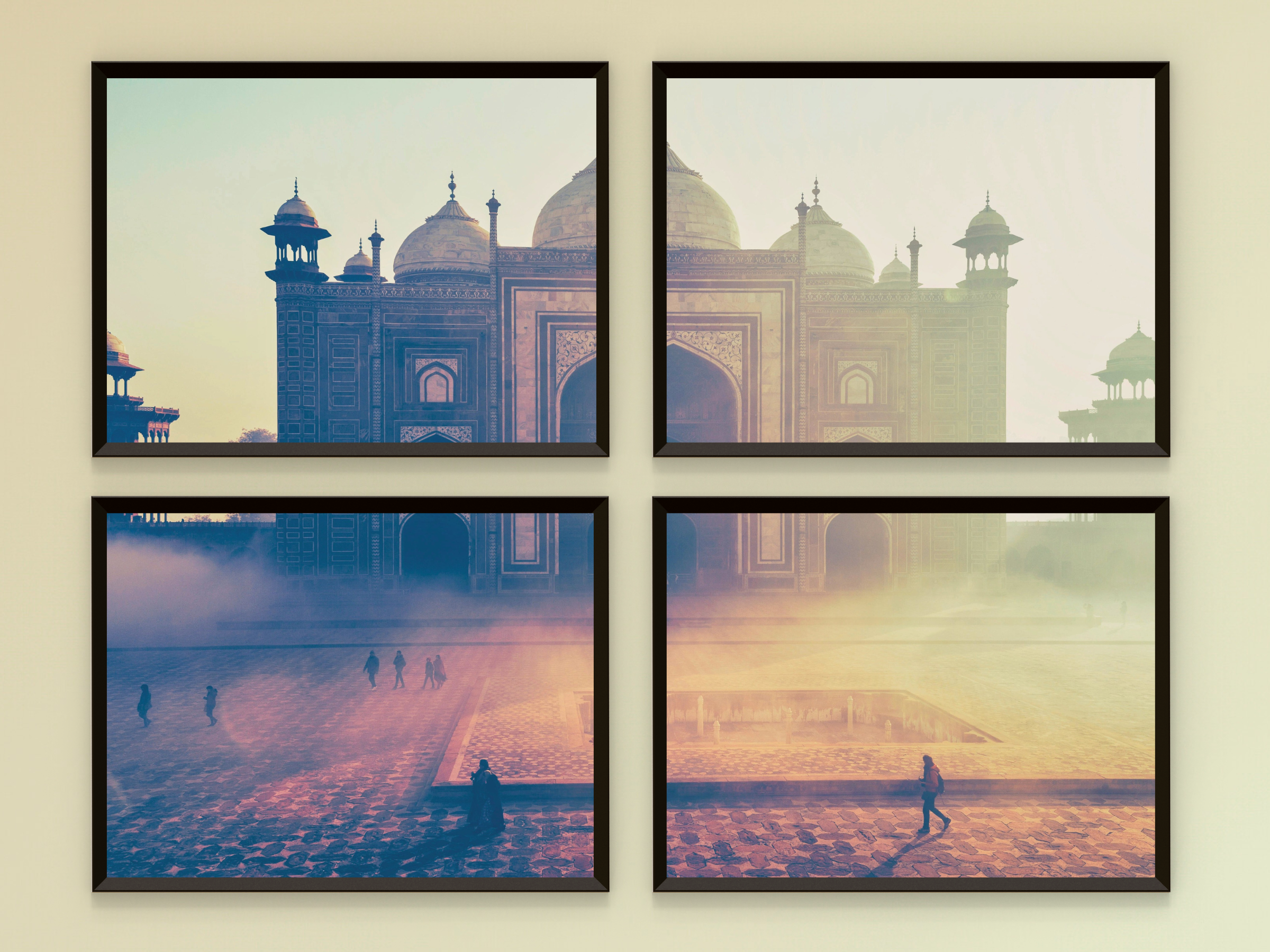 Vintage Taj Mahal-Split-Photography