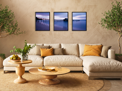 Bridge by the Sea-Triptych-Photography