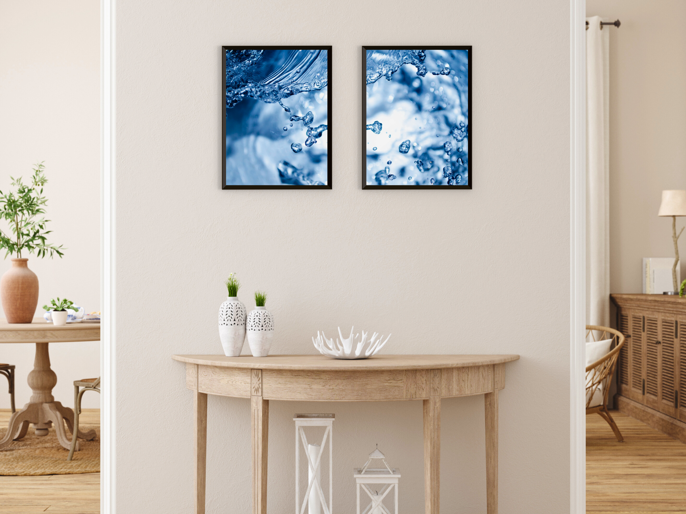 Bewegtes Wasser-Split-Fotografie