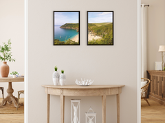 Beach with Coastal Landscape-Split-Photography