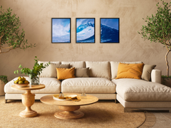 perfekte Welle-Triptychon-Fotografie