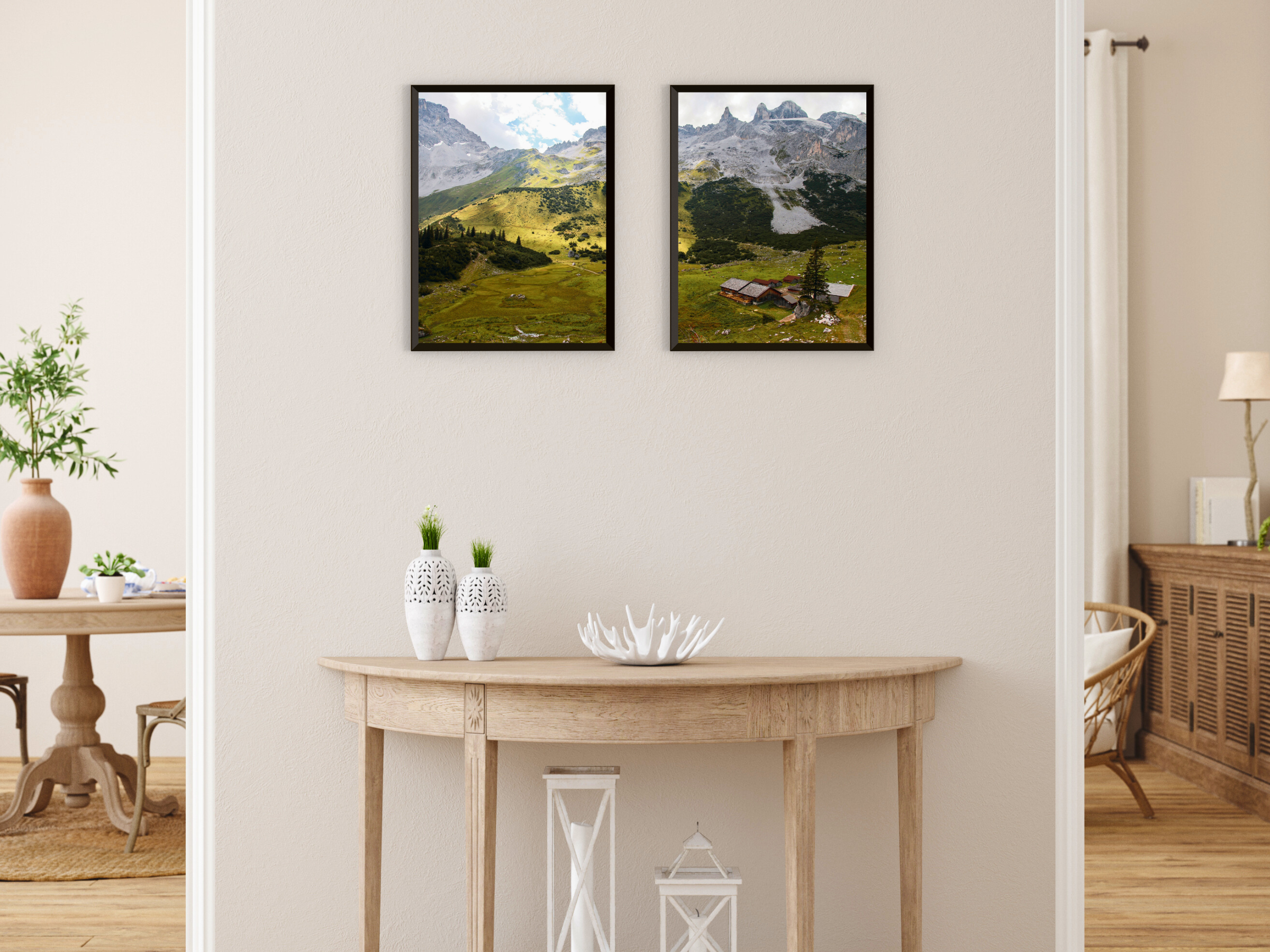 auf der Alm in den Bergen-Split-Fotografie