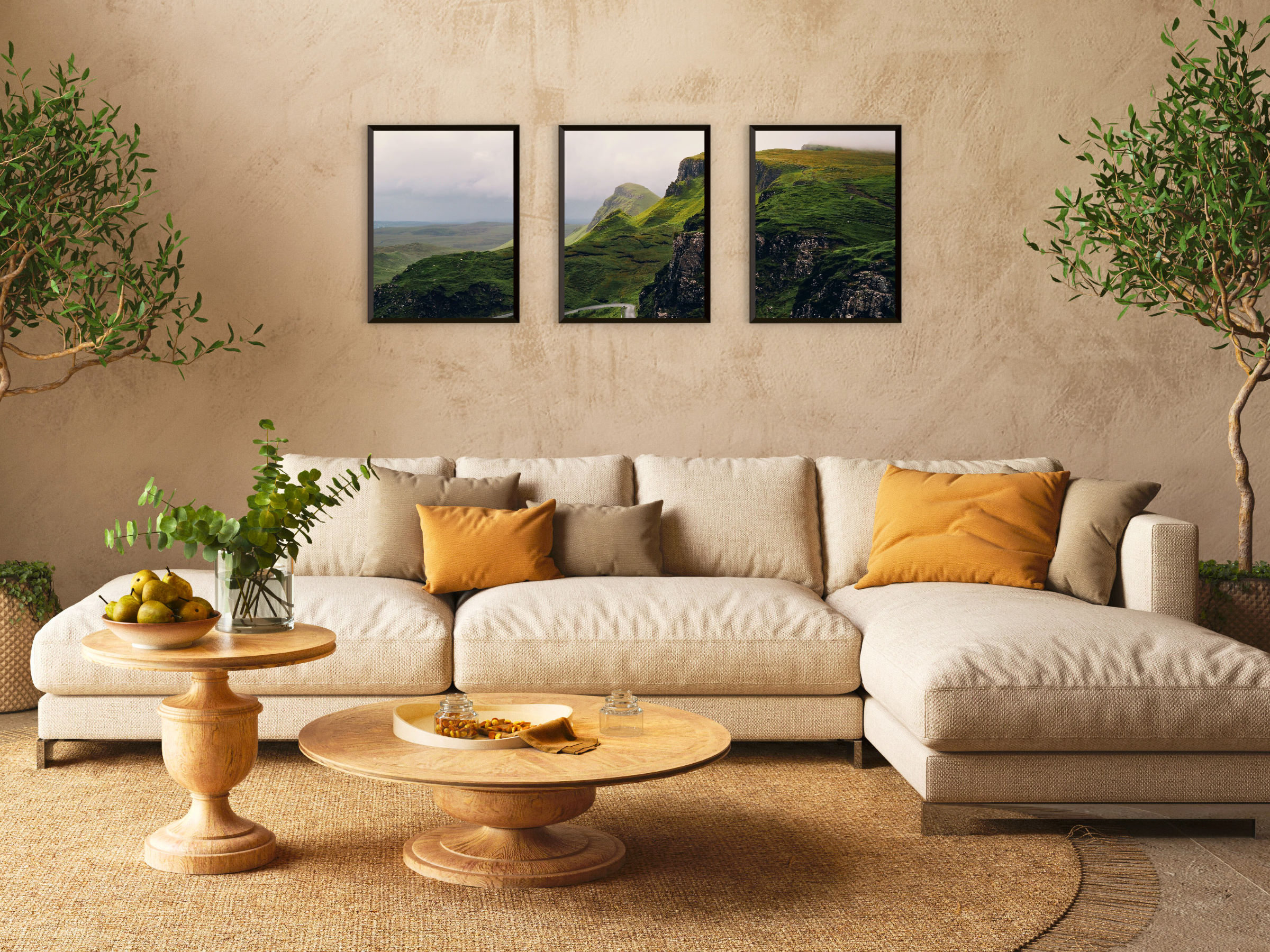 Highlands-Triptychon-Fotografie