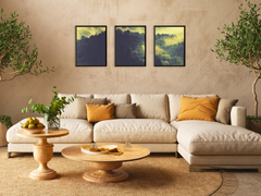 Fog in the Forest-Triptych-Photography
