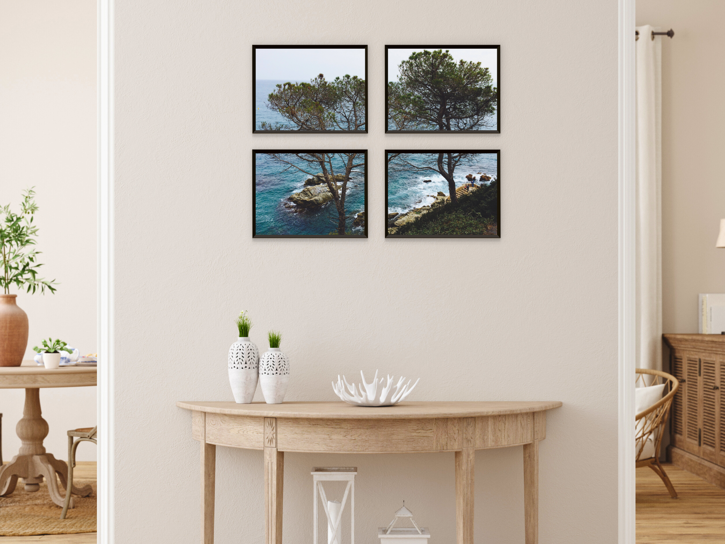 Küstenblick aufs Meer-Split-Fotografie