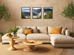 View over the Forest hill-Triptych-Photography
