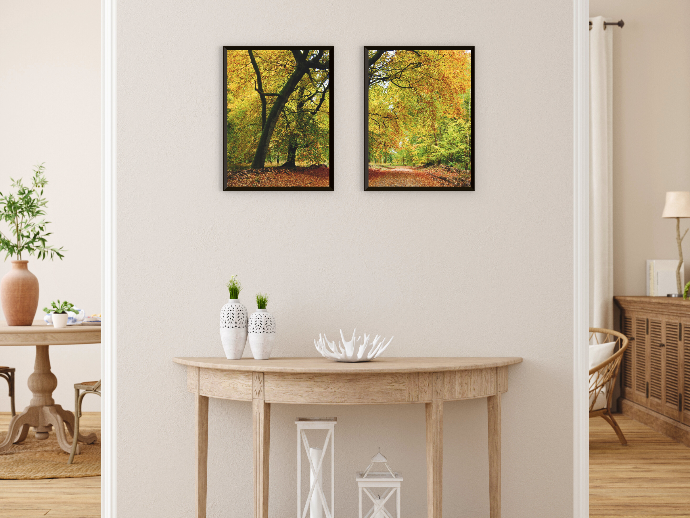 Herbstwald-Split-Fotografie