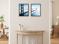 Golden Gate Bridge in Fog-Split-Photography