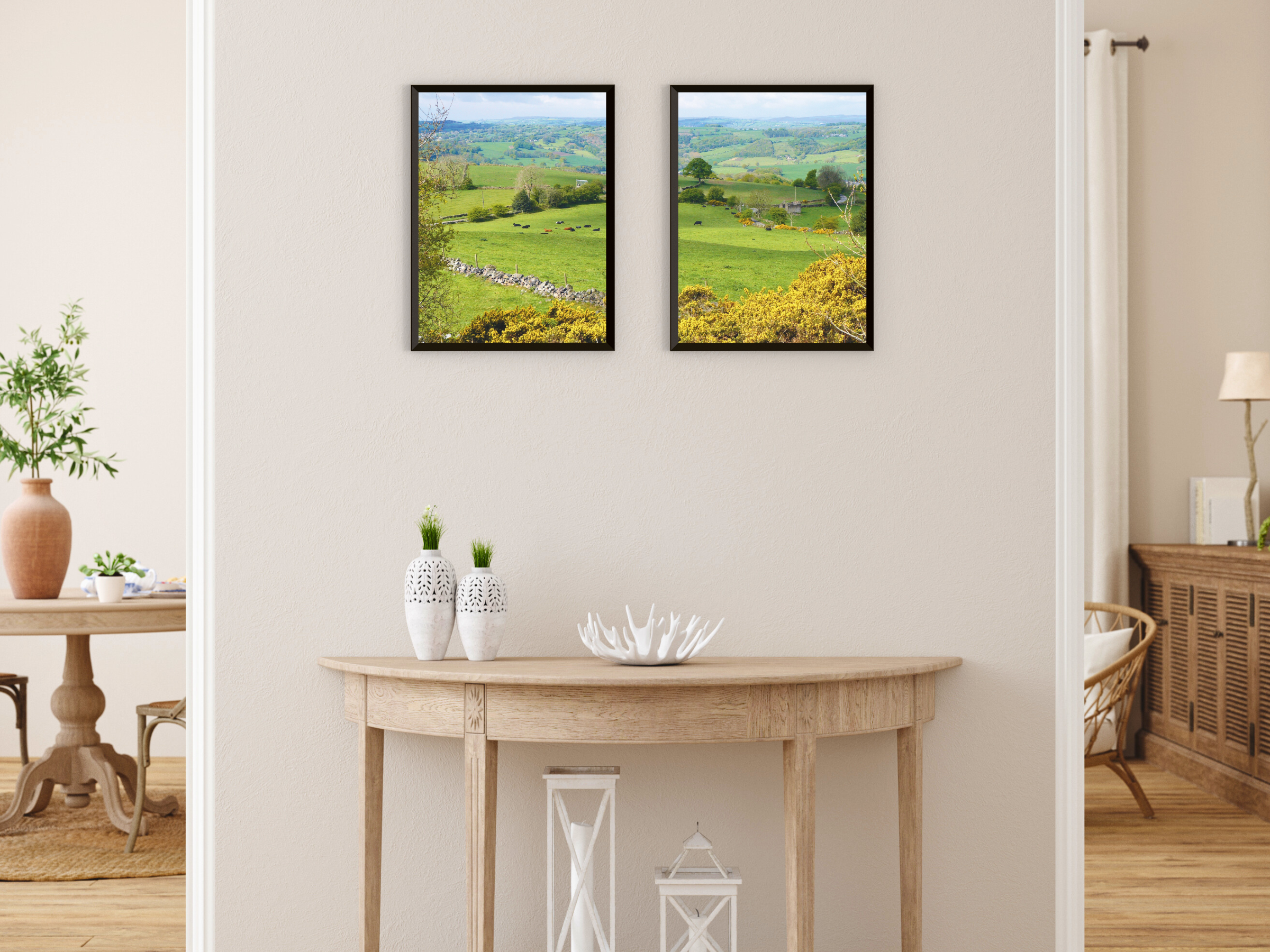 Wiesenlandschaft-Split-Fotografie