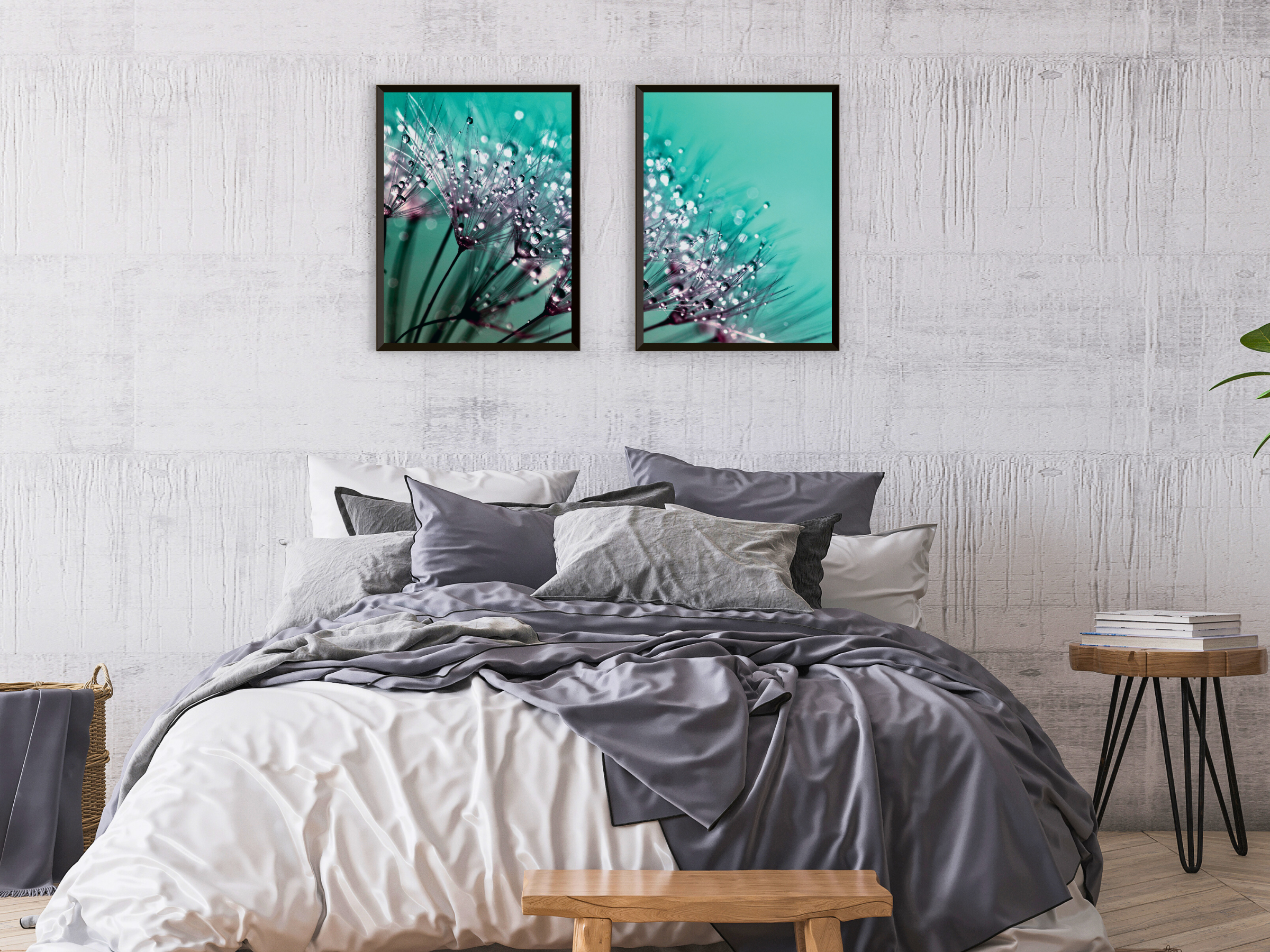 photographie de pissenlit divisée