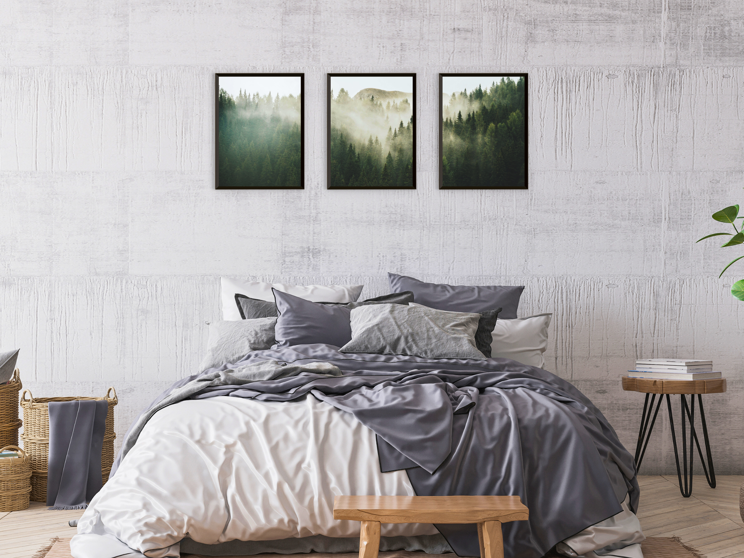 Forest-Meadow-Field-Triptich-Photography (Bundle)