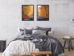 Forest Road in Fall-Split-Photography