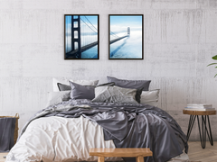 Golden Gate Bridge in Fog-Split-Photography