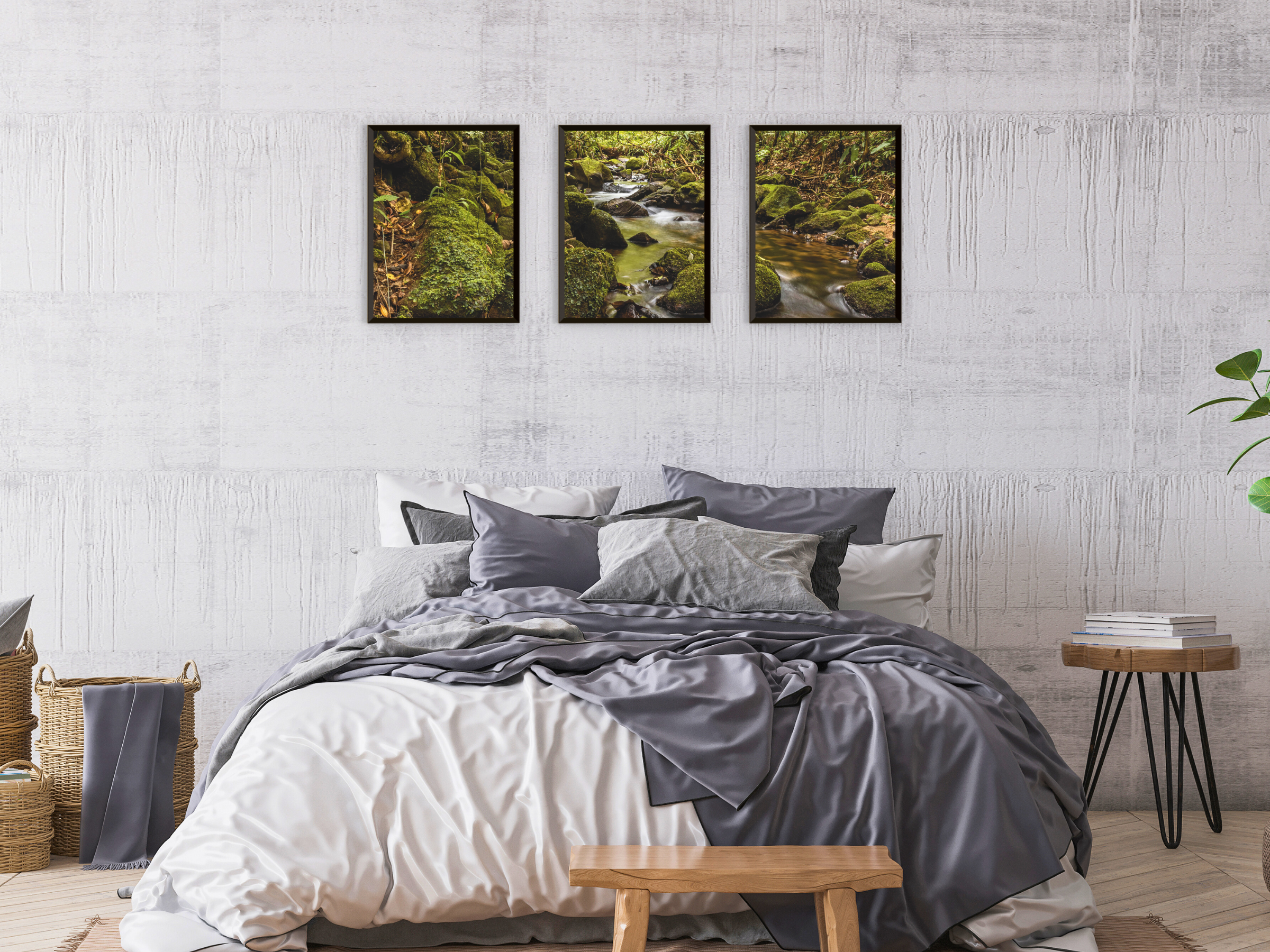 Bach in Autumn Triptych Photography