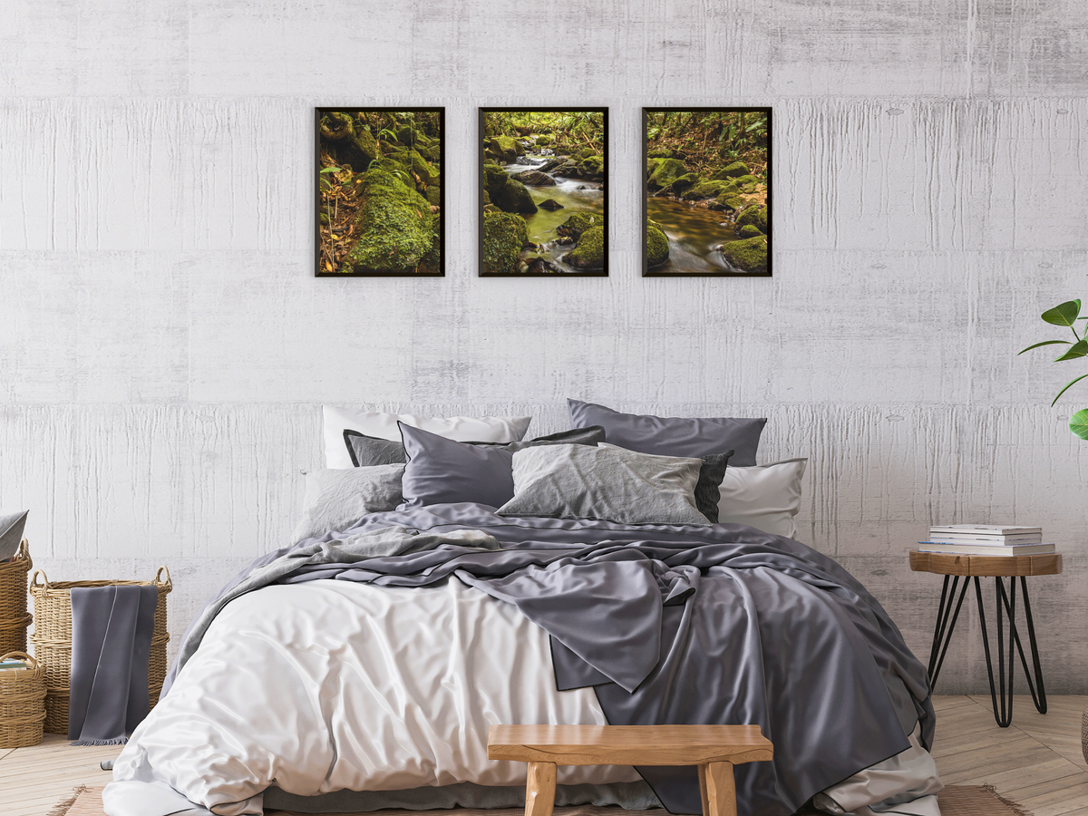 Bach im Herbst-Triptychon-Fotografie