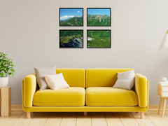 Green Mountain Landscape-Split-Photography