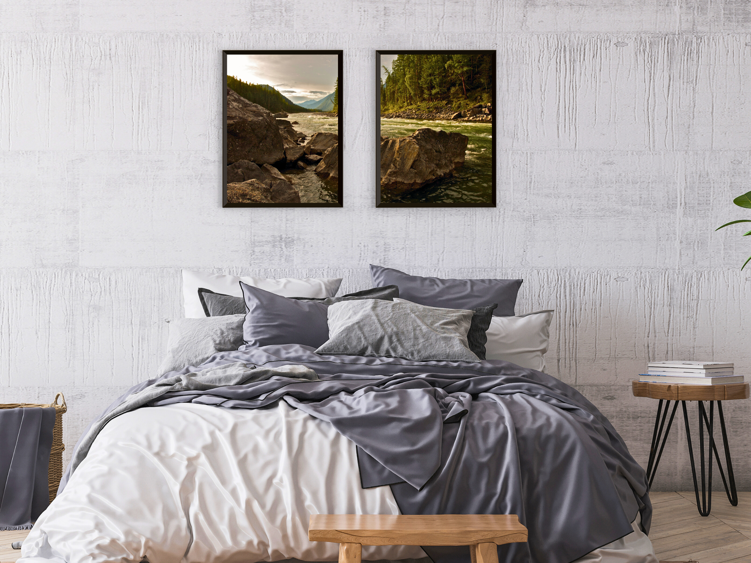 Gebirgsfluss-Split-Fotografie