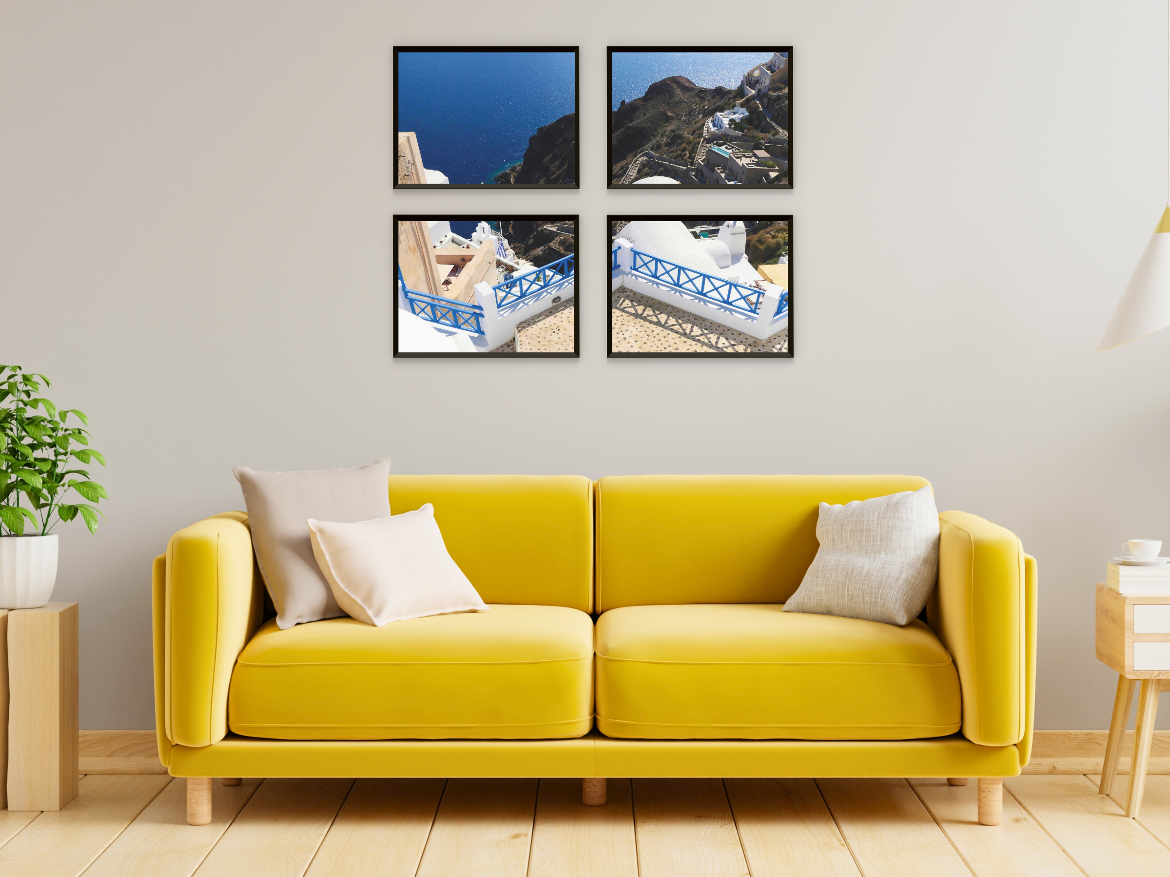 Grèce-Santorin-mer bleue-été-photographie partagée