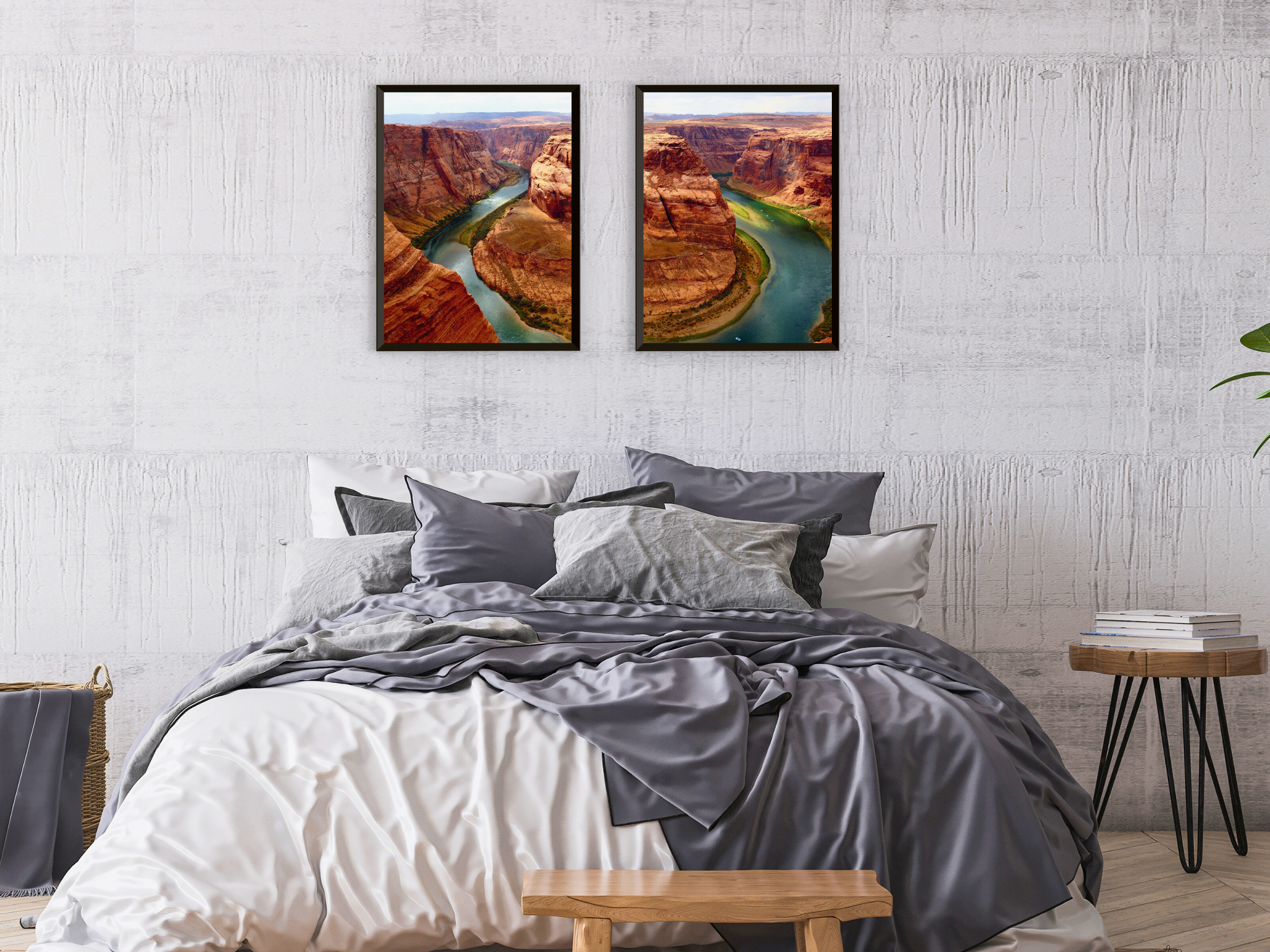 Blick auf den Horseshoe Bend-Split-Fotografie