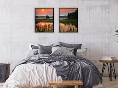 Sunrise over Lake-Split-Photography