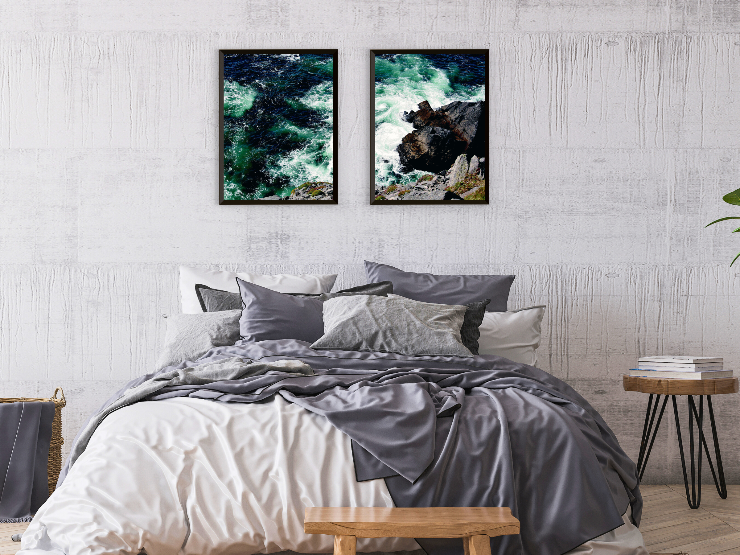 Cliff by the Sea Split Photography