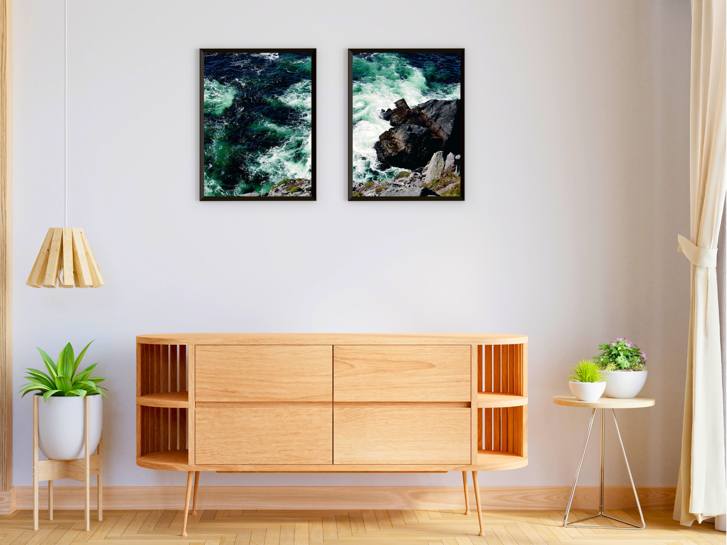 Cliff by the Sea Split Photography