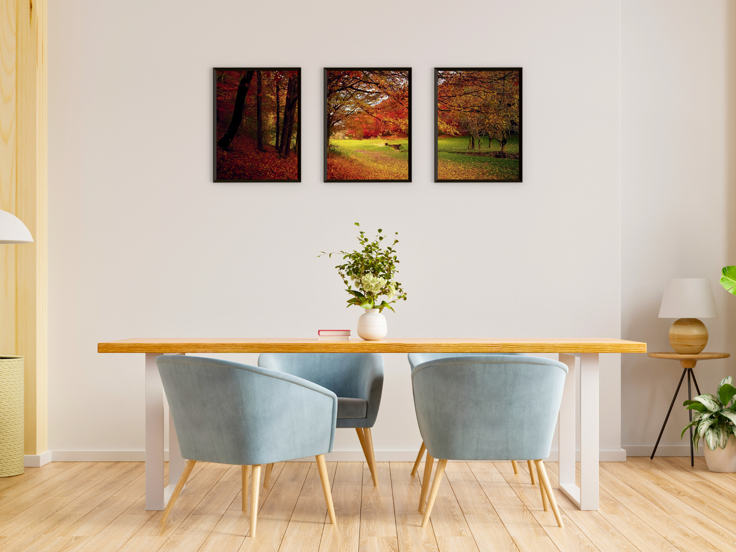 Herbstruhe-Triptychon-Fotografie