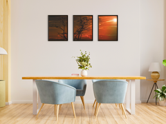 Sun in the Sky-Triptych-Photography