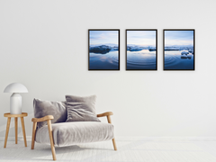 Ice Landscape-Triptych-Photography