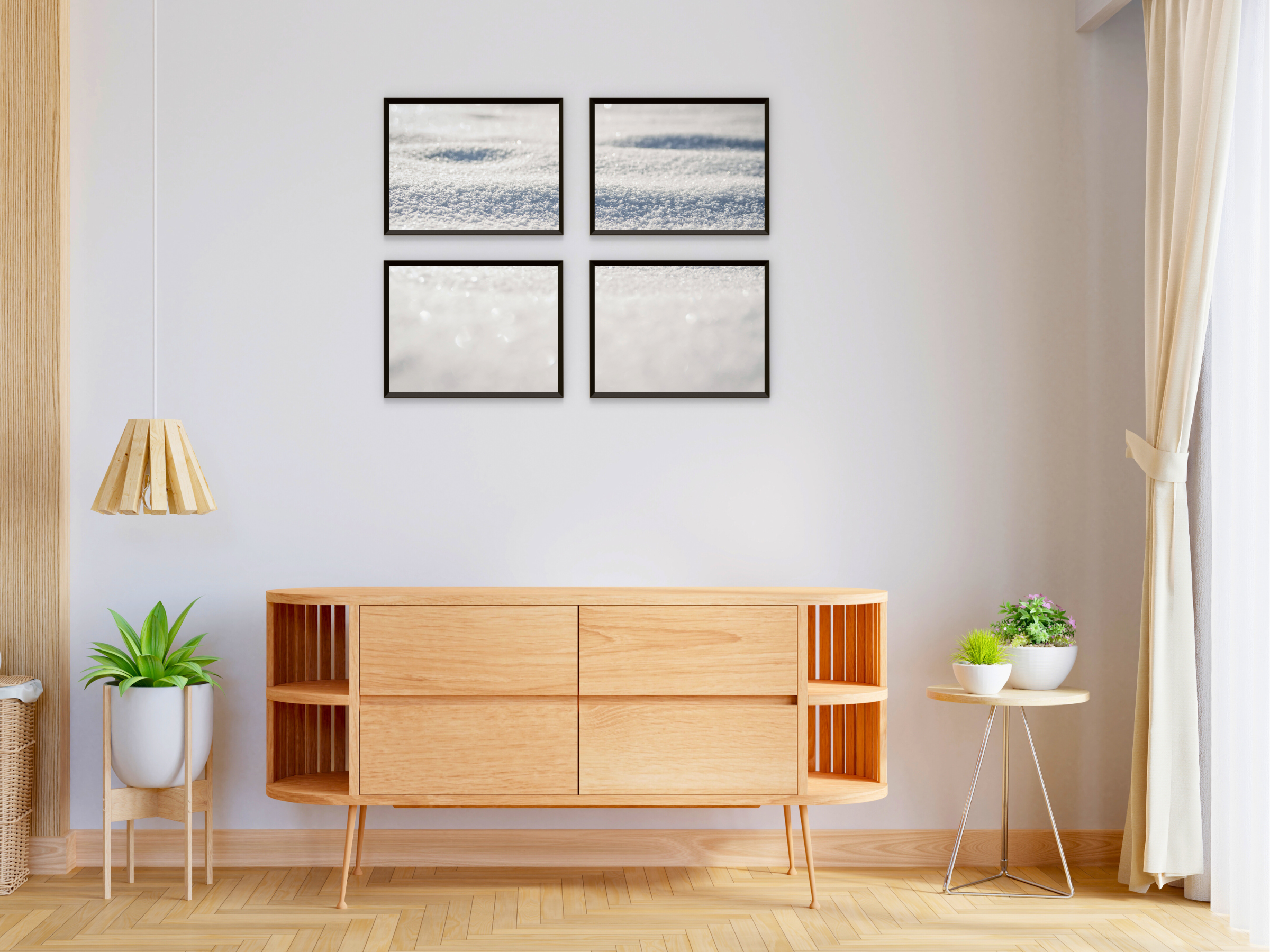 Photographie de neige et de gravier