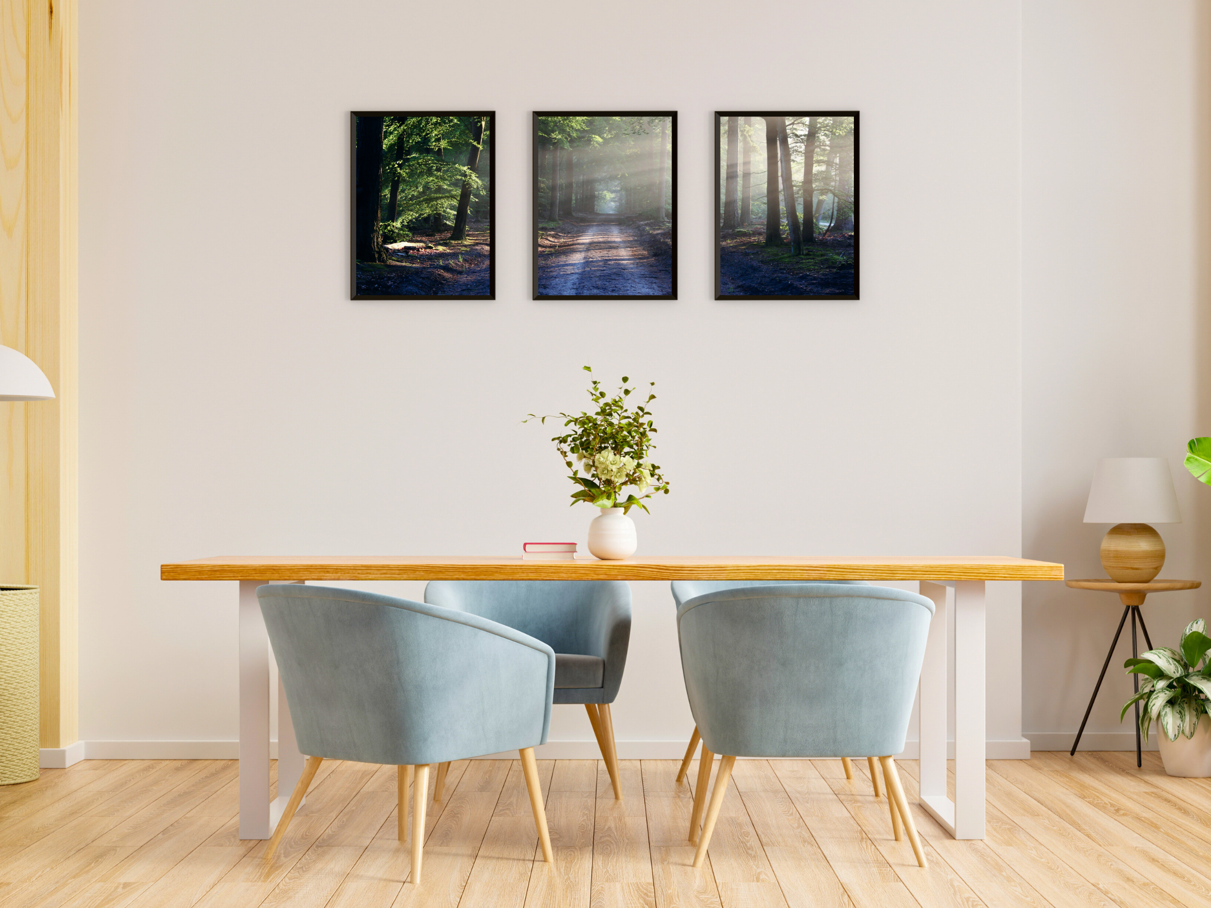 Lichtweg-Triptychon-Fotografie